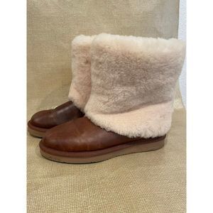 Authentic UGG Patten Cherry Brown Women BOOTS, sz 8